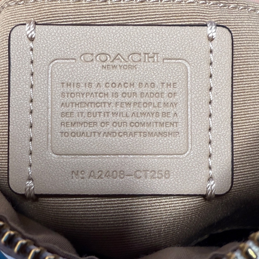 EUC COACH MINI ROWAN FILE CREATURE / INSECT / BUG PRINT CROSSBODY / SHOULDER BAG - Picture 13 of 17